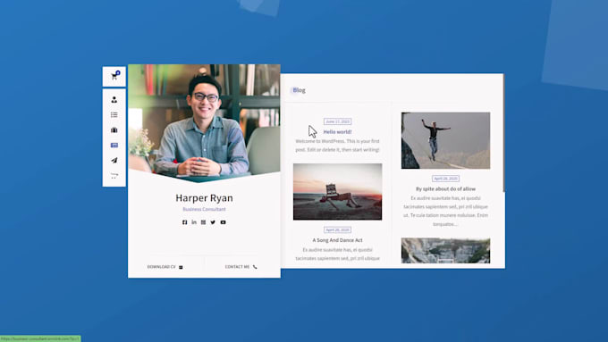 Create best portfolio resume website for you by Webexpertshorif | Fiverr