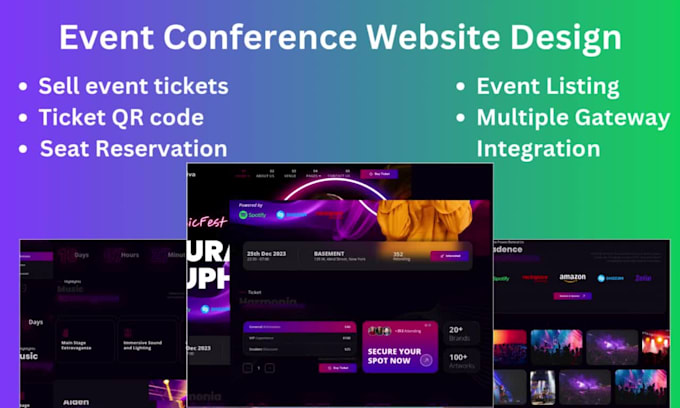 do event listing, party rental website, event ticket website and event website