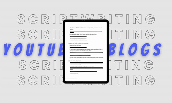 write engaging lifestyle and self improvement youtube scripts