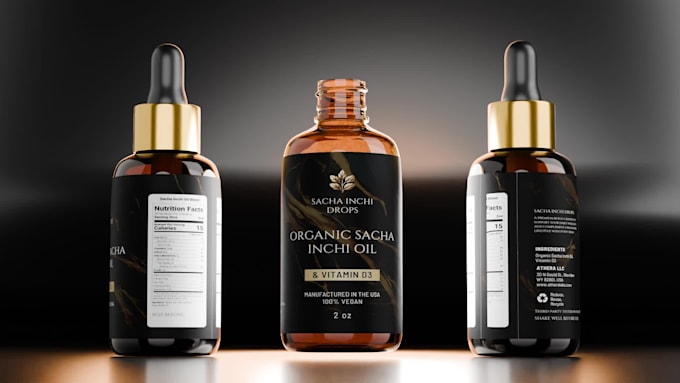 make realistic 3d cbd mockup, cbd hemp, cbd bottle