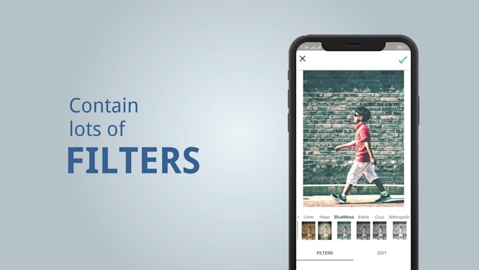 create custom 2d mobile app promo video