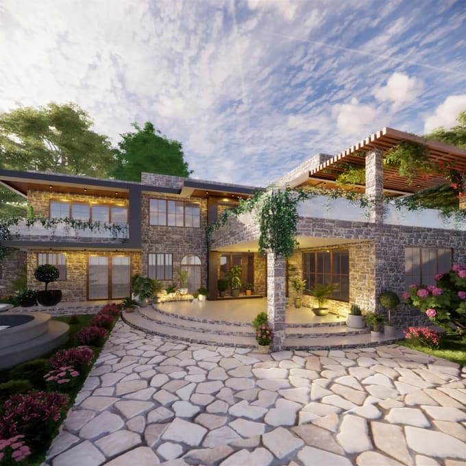 do image and video rendering for architectural projects
