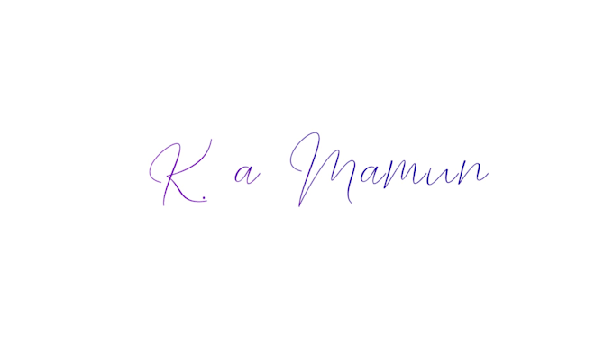 animate smooth handwritten animation and signature intro