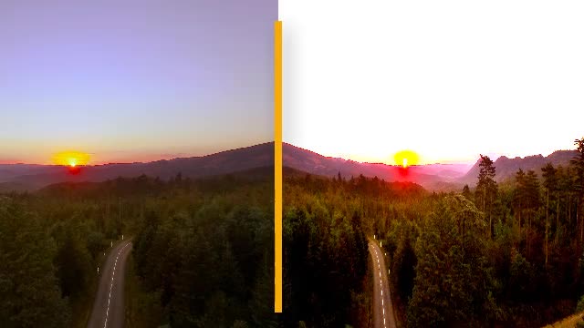 do color correction and color grading, background change, noise reduction