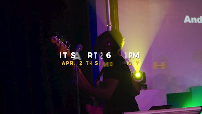 create promo video for events