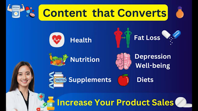 be creative health copywriter SEO supplements, lifestyle and nutrition blogs