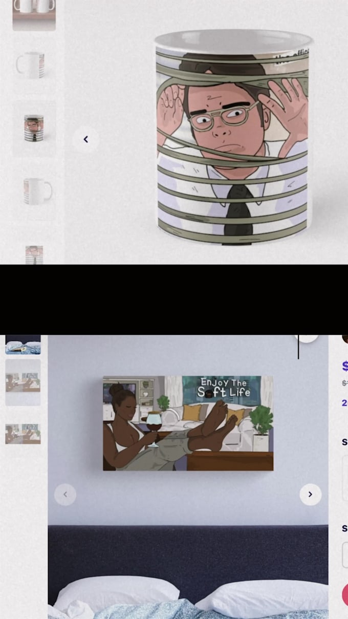create graphic designs for your redbubble, etsy and amazon products
