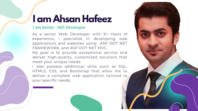 develop web applications in dotnet, c sharp, mvc