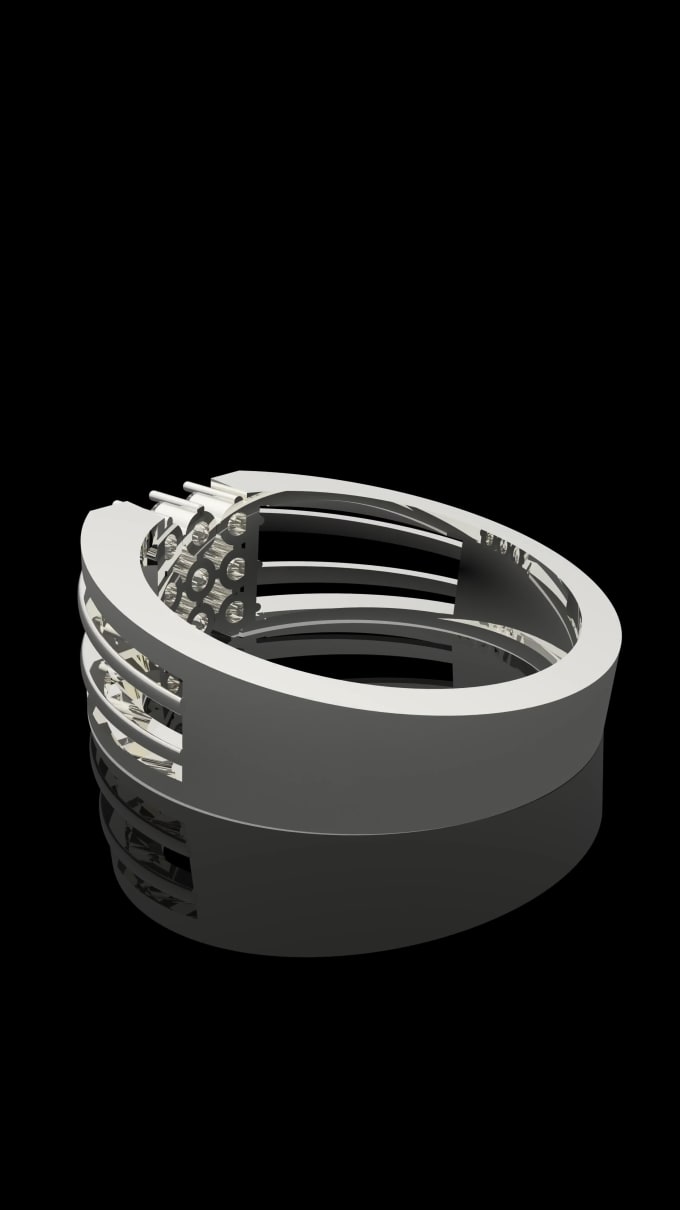 Create jewellery cad design with rendering by Itcaddesign | Fiverr