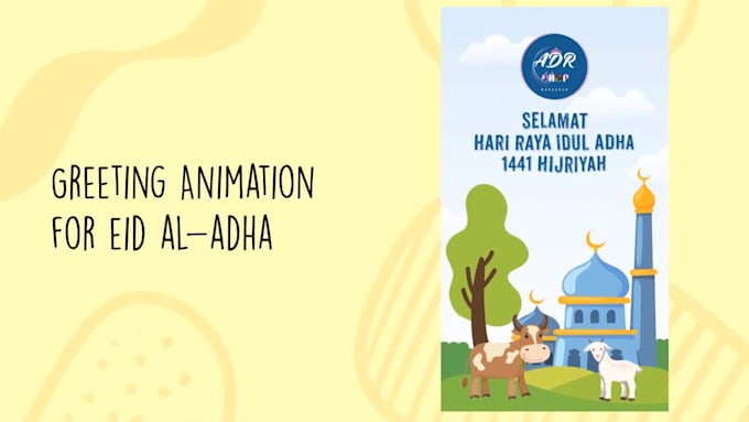 Create greeting animation for you by Desiokta | Fiverr
