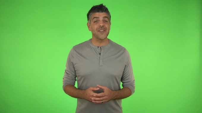 be your professional green screen spokesperson