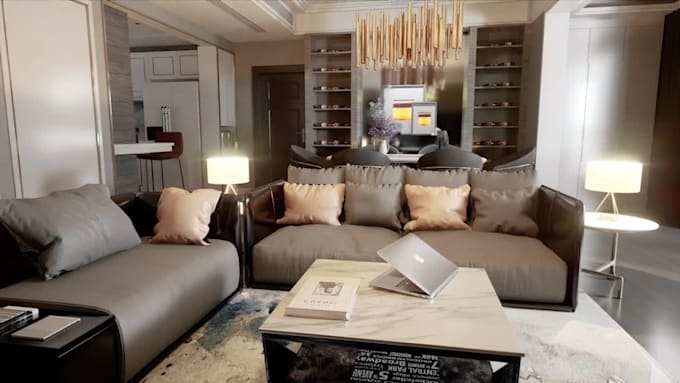 do 3d architectural visualization, animation and rendering