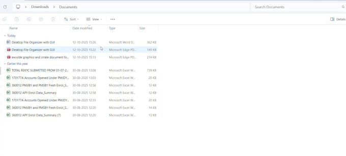 desktop file organizer with gui