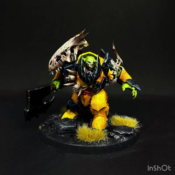paint your warhammer 40k, board game or dnd miniatures