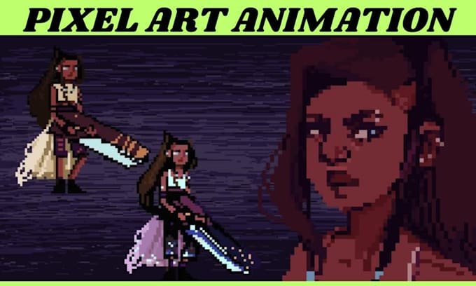 do characters and animations for 2d pixel art games