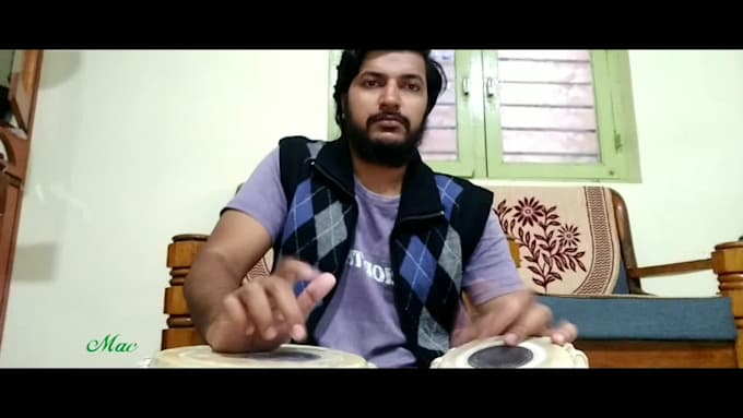 record indian classical tabla play for your song