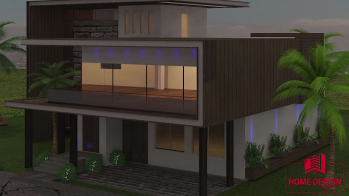 render your 3d home design exterior