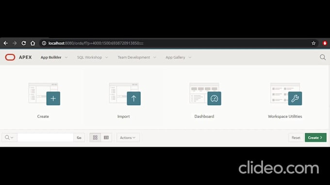 make oracle apex application for you