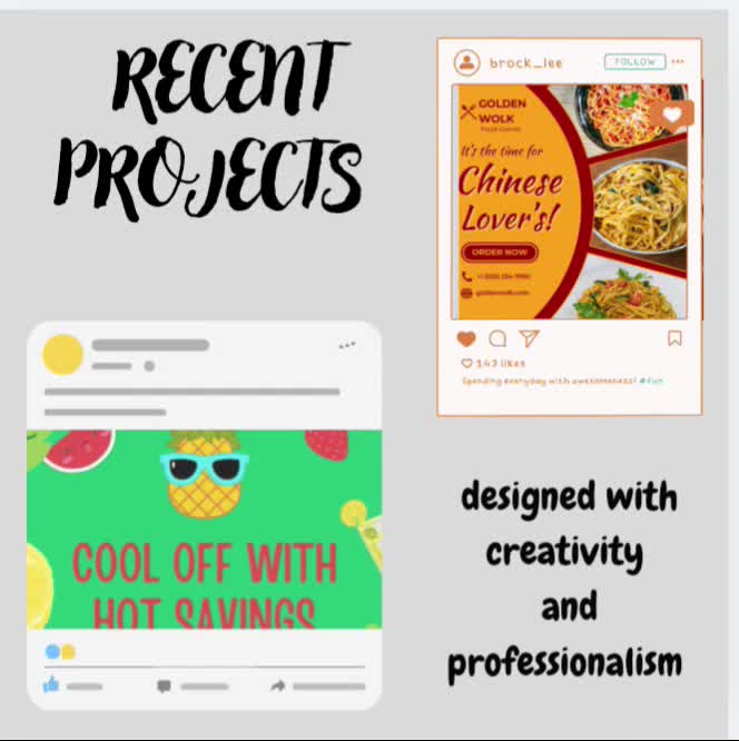 design creative social media posts