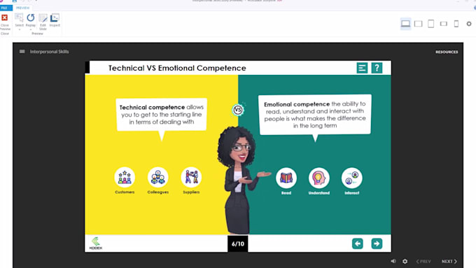 set up an elearning course on articulate storyline 360