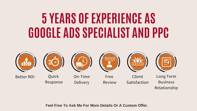 be your google ads manager to setup and manage ppc campaigns