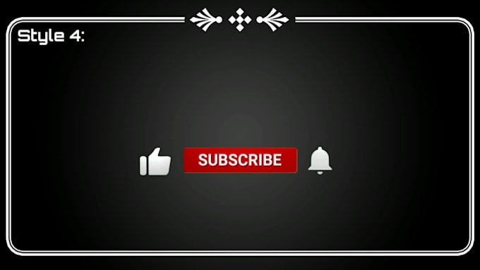 Make 5 animated youtube subscribe buttons for you by Salmank33 | Fiverr