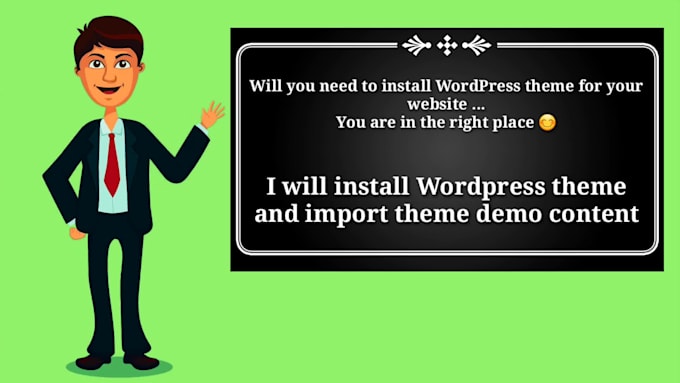 install wordpress theme as like demo in 1 hours