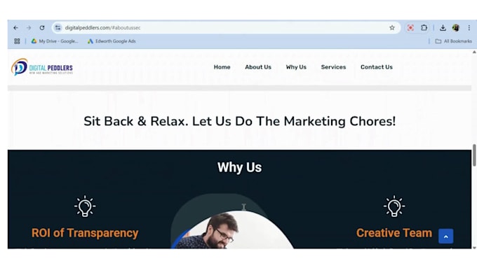 design a responsive website for your USA and UK business
