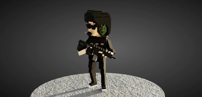 create nfts voxel assets for you