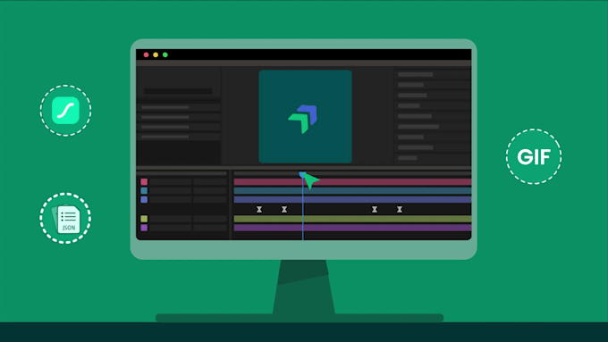design lottie animation and web animation