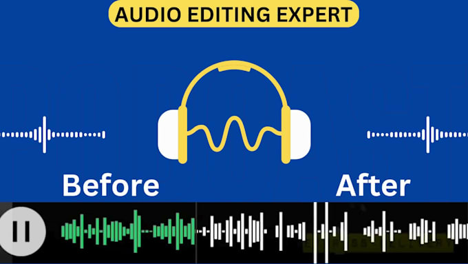 clean, edit, fix and convert your audio file