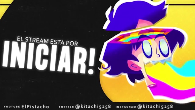 create animated screen for the stream