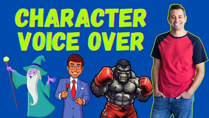 record an american character voice over