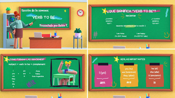 design an educational canva presentation to study or classes