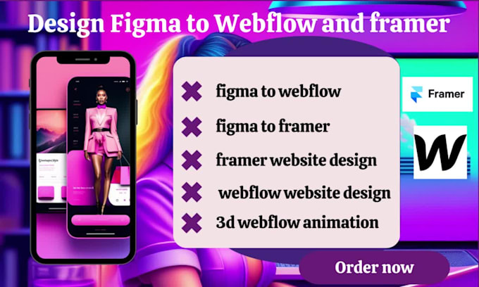 Do framer website design with framer landing page and figma to framer ...