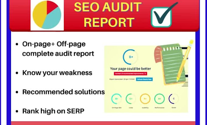 provide SEO site audit report for wordpress