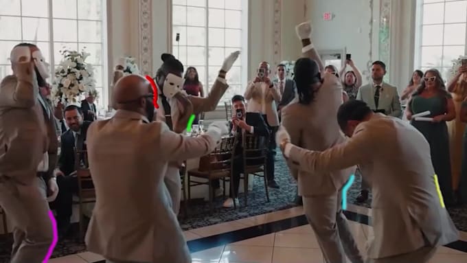 do wedding video editing with great vfx and motion graphics