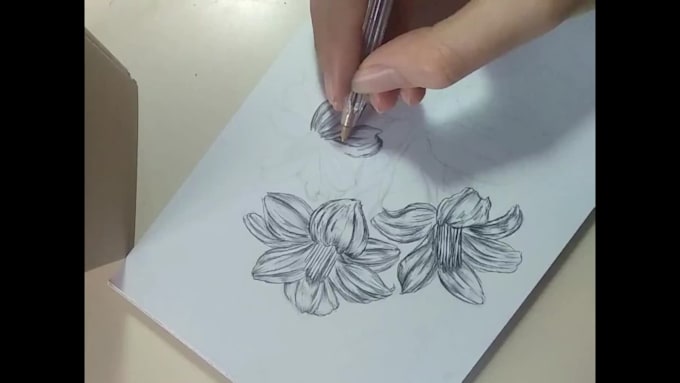draw a flower or botanical design for you