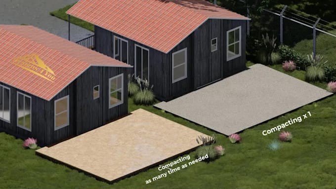3d architectural construction development animation