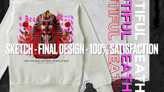 design tshirt hoodies and streetwear graphics for your fashion clothing brand