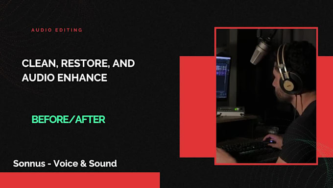 clean, restore, and enhance your audio