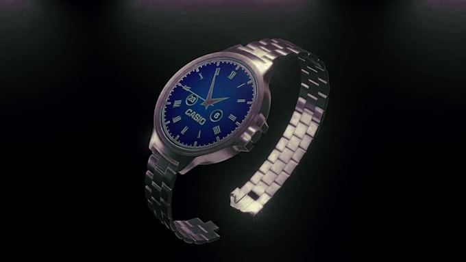 do 3d watch animation, 3d watch design, 3d watch modeling and rendering