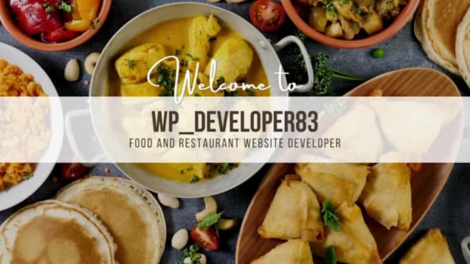 create a custom restaurant website for your food business