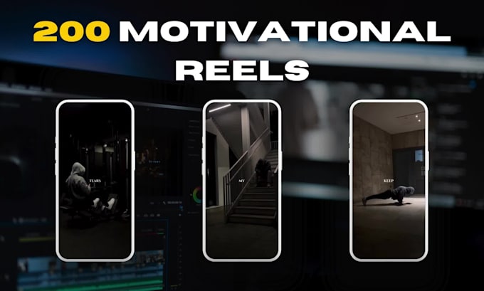create motivational reels shorts tiktoks