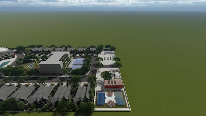 create 3d modelling architectural design