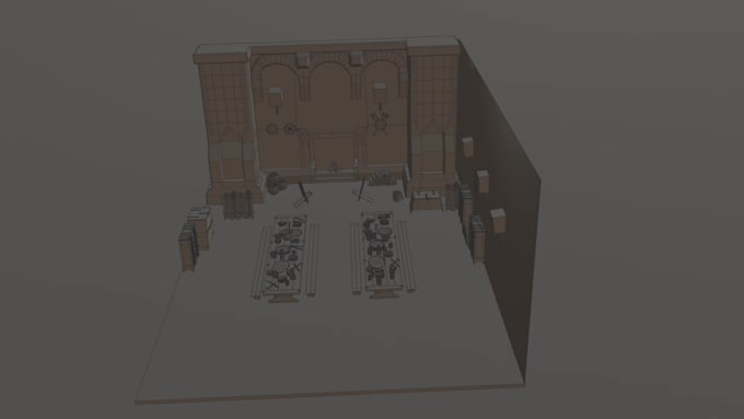 make stylized 3d modeling and texturing for game assets