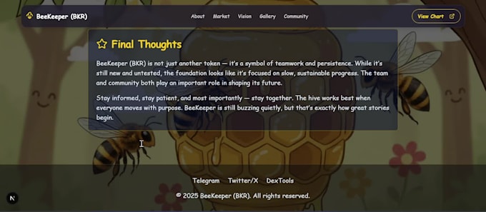 design and develop a stunning meme coin or crypto website for your project