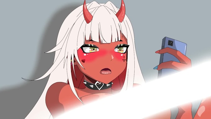make a 2d nsfw anime animation for you