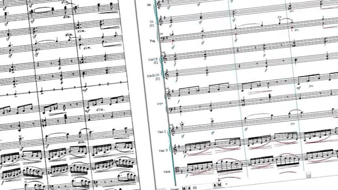 proofread your music scores and correct notation errors