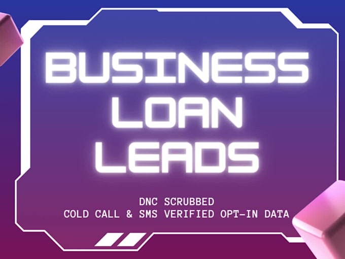 provide recent mca and business loan leads